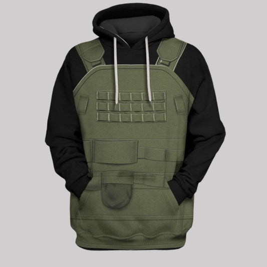 2025 Halloween Terminator Costume Hoodie