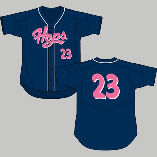 2025 Hillsboro Hops Pink Game Worn Jersey - Clothingus Diamond