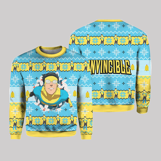 2025 Invincible Cute Xmas Ugly Christmas Sweater