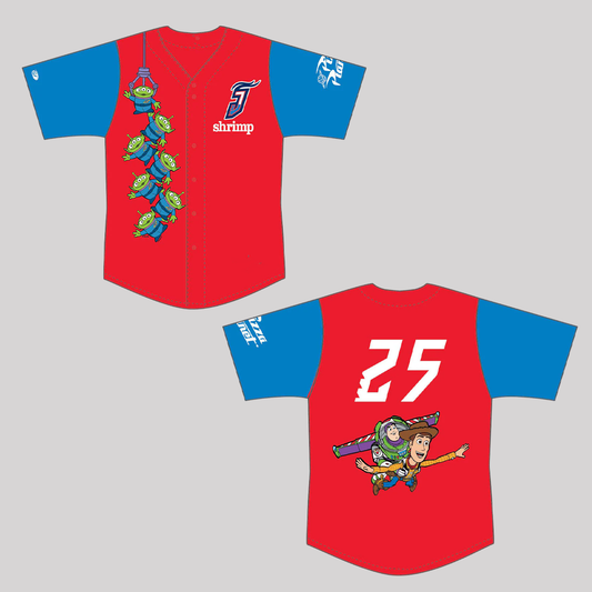 2025 Jacksonville Jumbo Shrimp Toy Story Night Jersey Giveaway