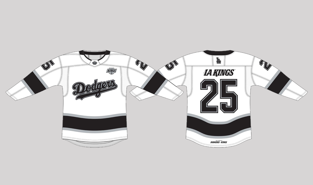 2025 LA Dodgers LA Kings Night 25 Jersey