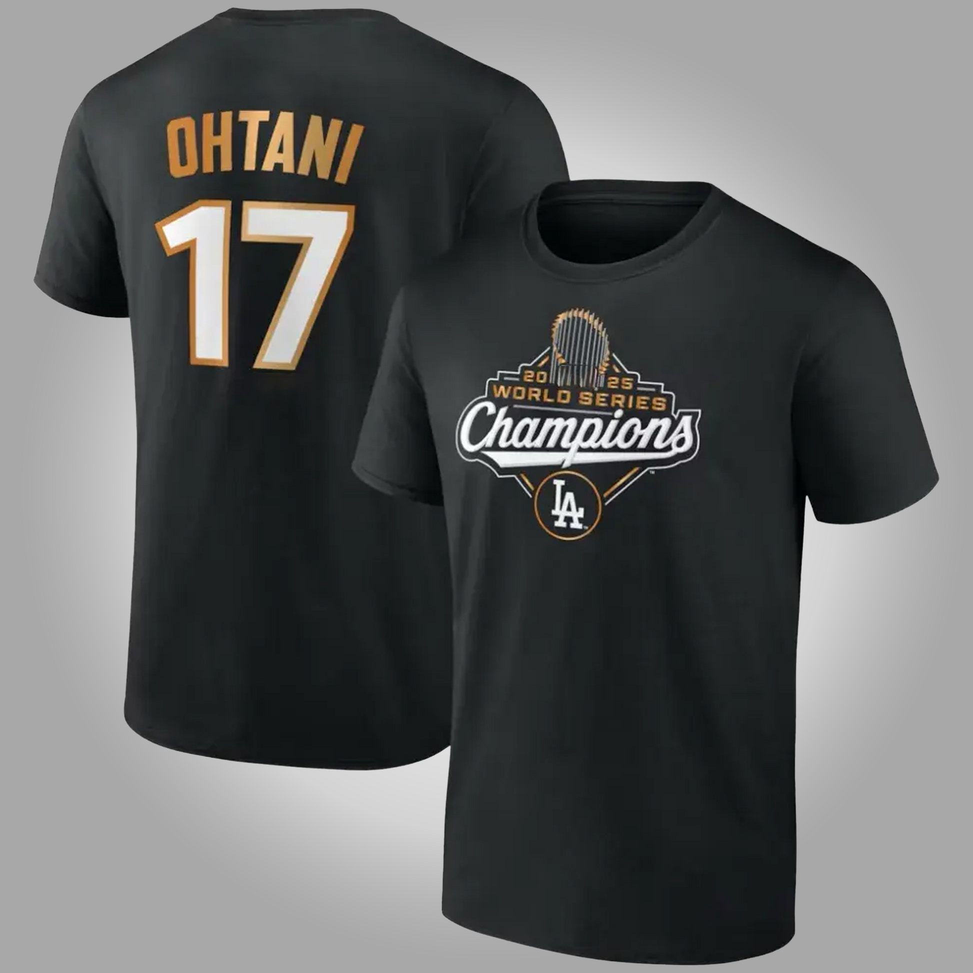 2025 LA Dodgers Ohtani 17 World Series Champions Win Shirt - Clothingus Diamond