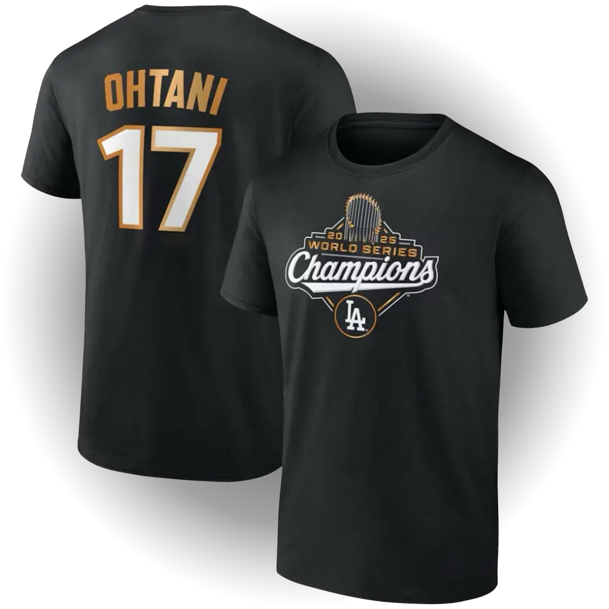 2025 LA Dodgers Ohtani 17 World Series Champions Win Shirt - Clothingus Diamond