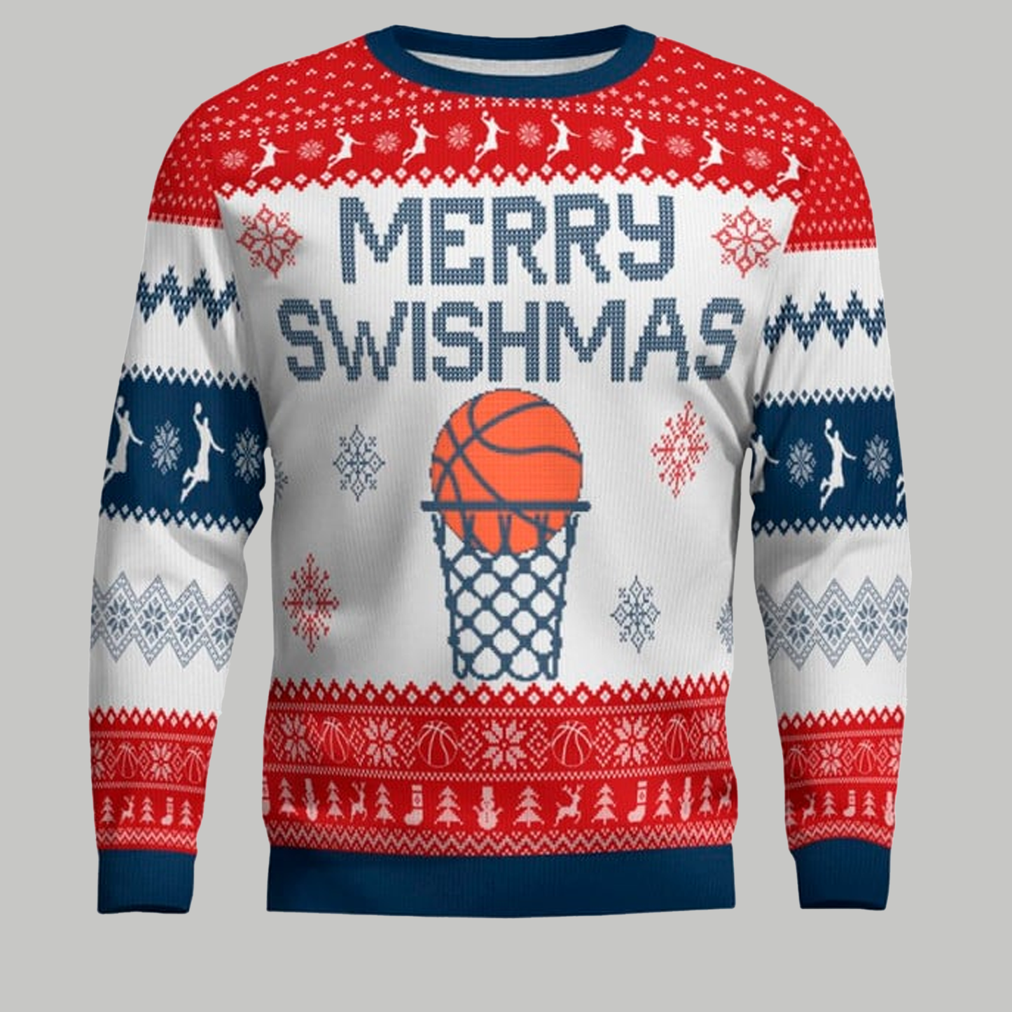 2025 Merry Swishmas Ugly Christmas Sweater - Clothingus Diamond