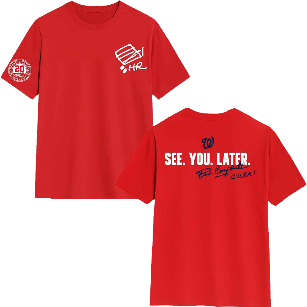 2025 Nationals See You Later Day T-Shirt Giveaway