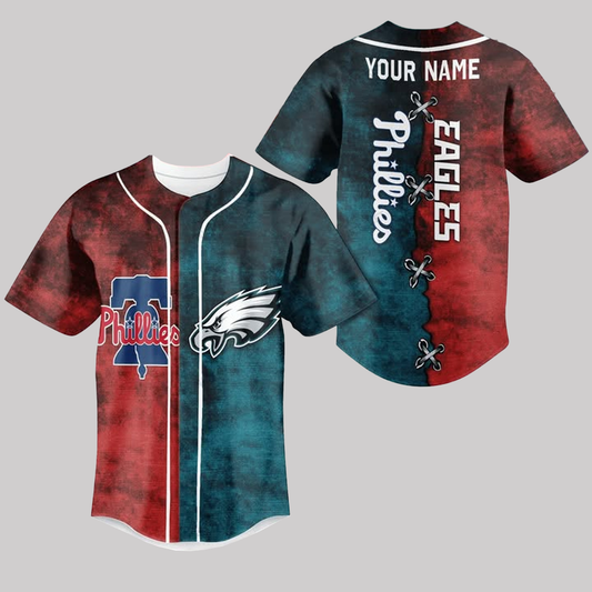 2025 Philadelphia Eagles and Phillies Jersey