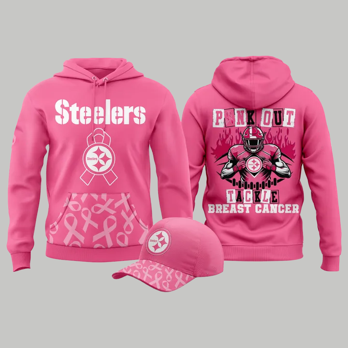 2025 Pittsburgh Steelers October Breast Cancer Awareness Month Hoodie - Clothingus Diamond