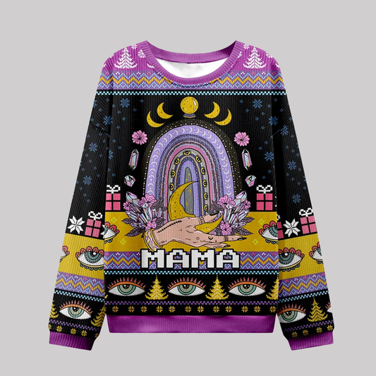 2025 Purplehecate Sage The Patriarchy Ugly Christmas Sweatshirts