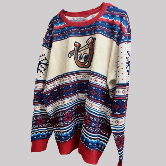2025 Springfield Lucky Horseshoes Ugly Holiday Sweater