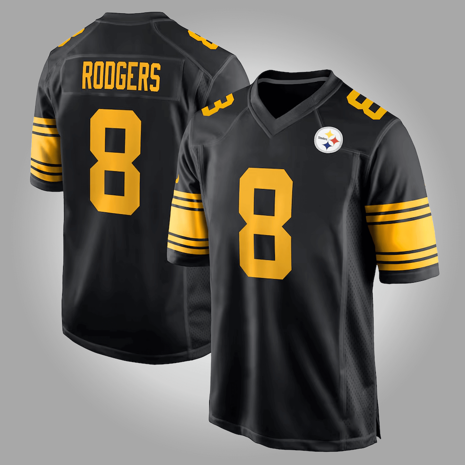 2025 Steelers Aaron Rodgers Week 9 Football Jersey - Clothingus Diamond