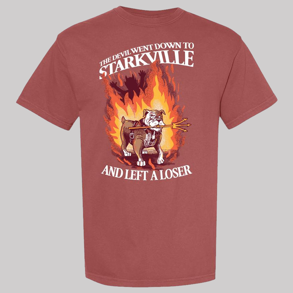 2025 The Devil Went Down To Starkville And Left A Loser Shirt