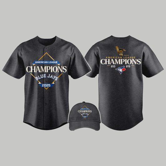 2025 Toronto Blue Jays American League Champions Jersey - Clothingus Diamond