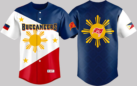 2025 tampa buccaneers x baseball jerseys celebrate filipino heritage
