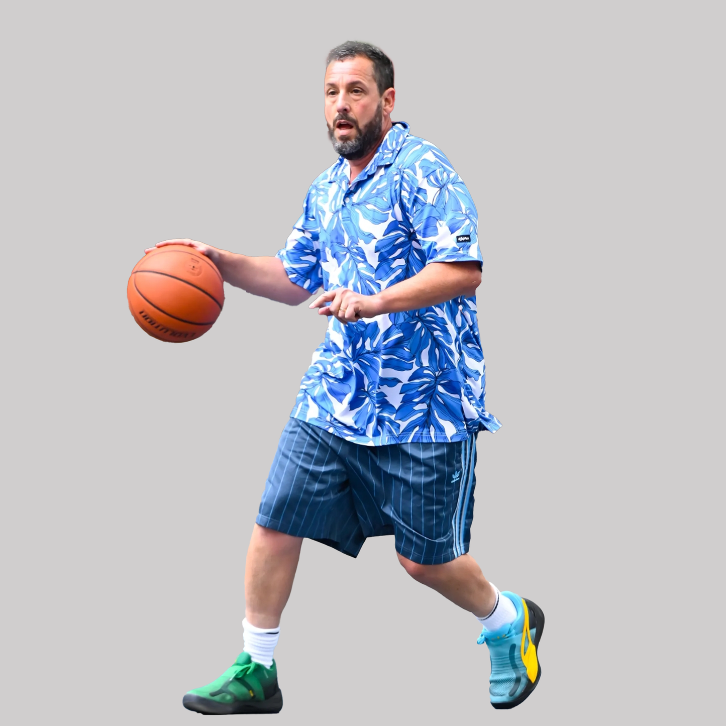 Adam Sandler Blue Hawaiian Shirt