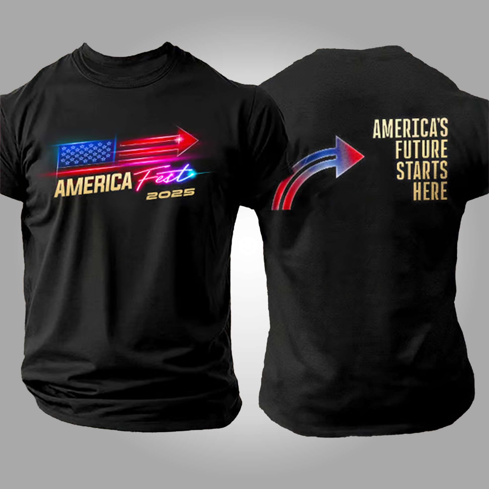 America Fest 2025 America's Future Starts Here Shirt - Clothingus Diamond