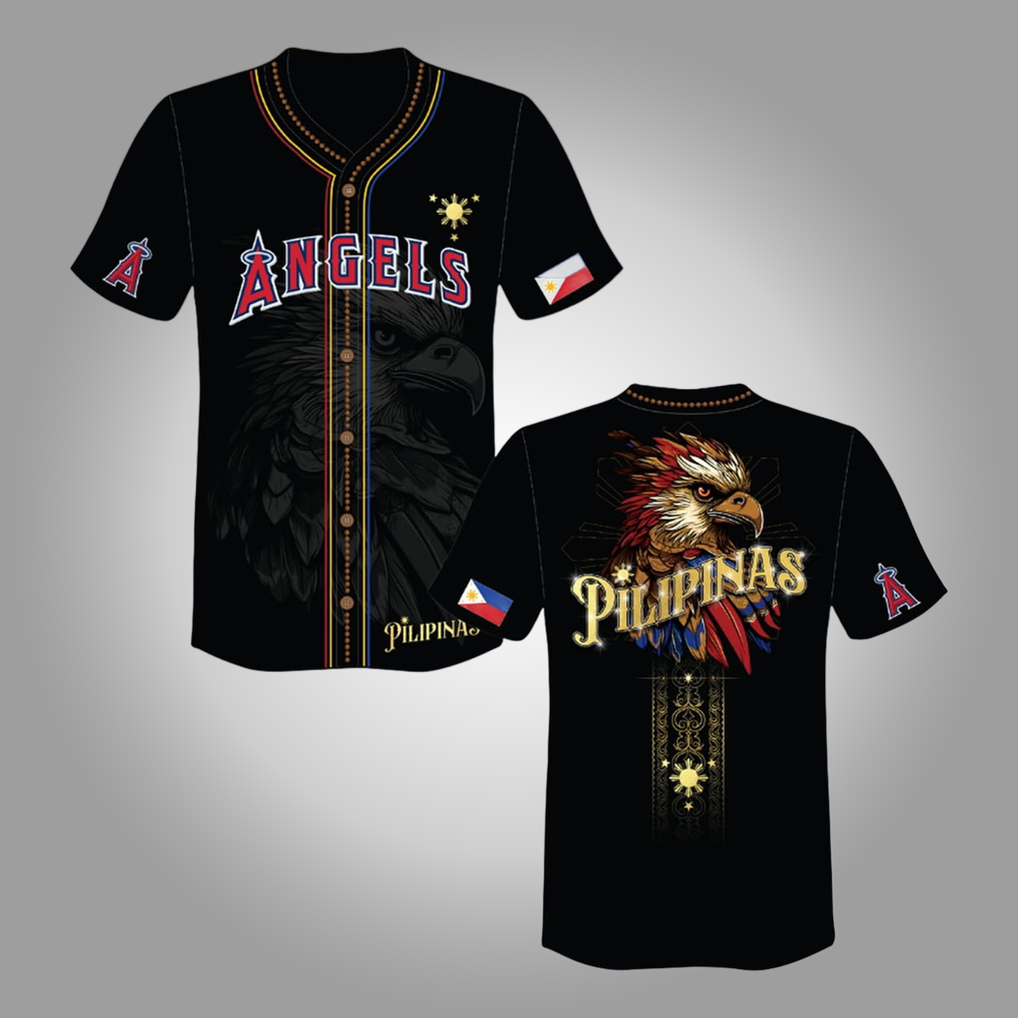 Los Angeles Angels Filipino Heritage Night Giveaway Jersey Clothingus Diamond