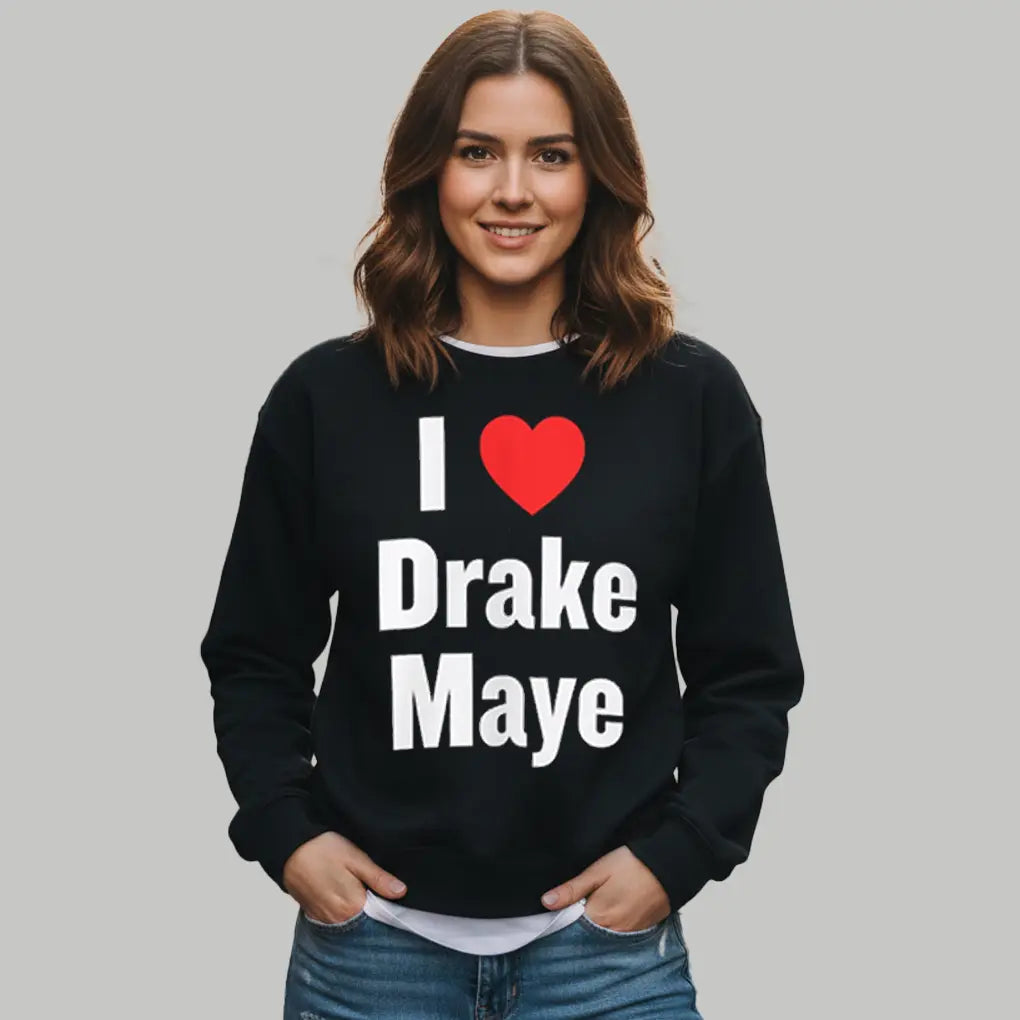 Ann Michael Maye I Love Drake Maye Sweatshirt Clothingus Diamond