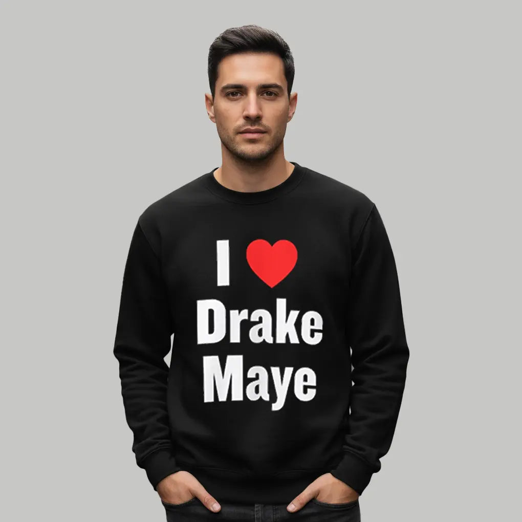 Ann Michael Maye I Love Drake Maye Sweatshirt Clothingus Diamond
