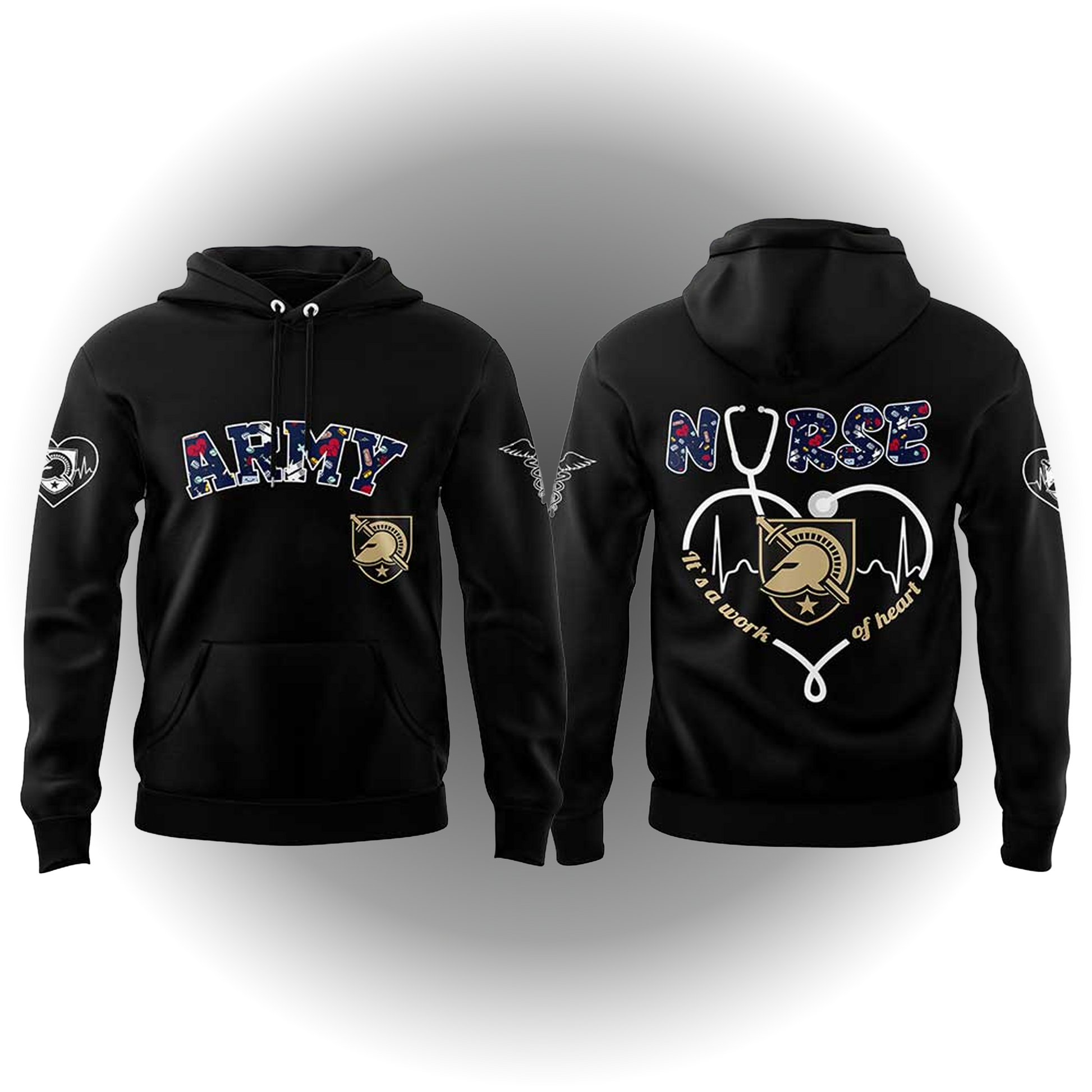 Army Black Knights x Nurses Night 2025 Hoodie - Clothingus Diamond