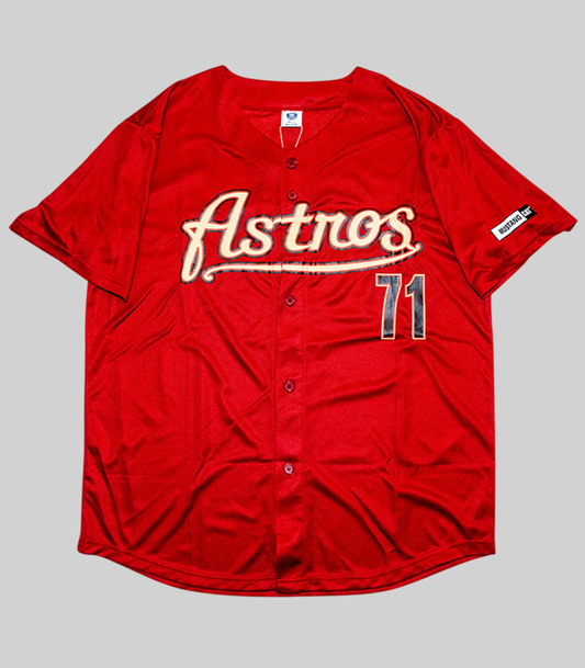 Astros Josh Hader Brick Red Throwback Jersey 2025 Giveaway