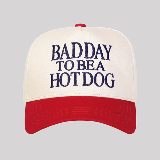 Bad Day To Bea Hot Dog Hat 2025
