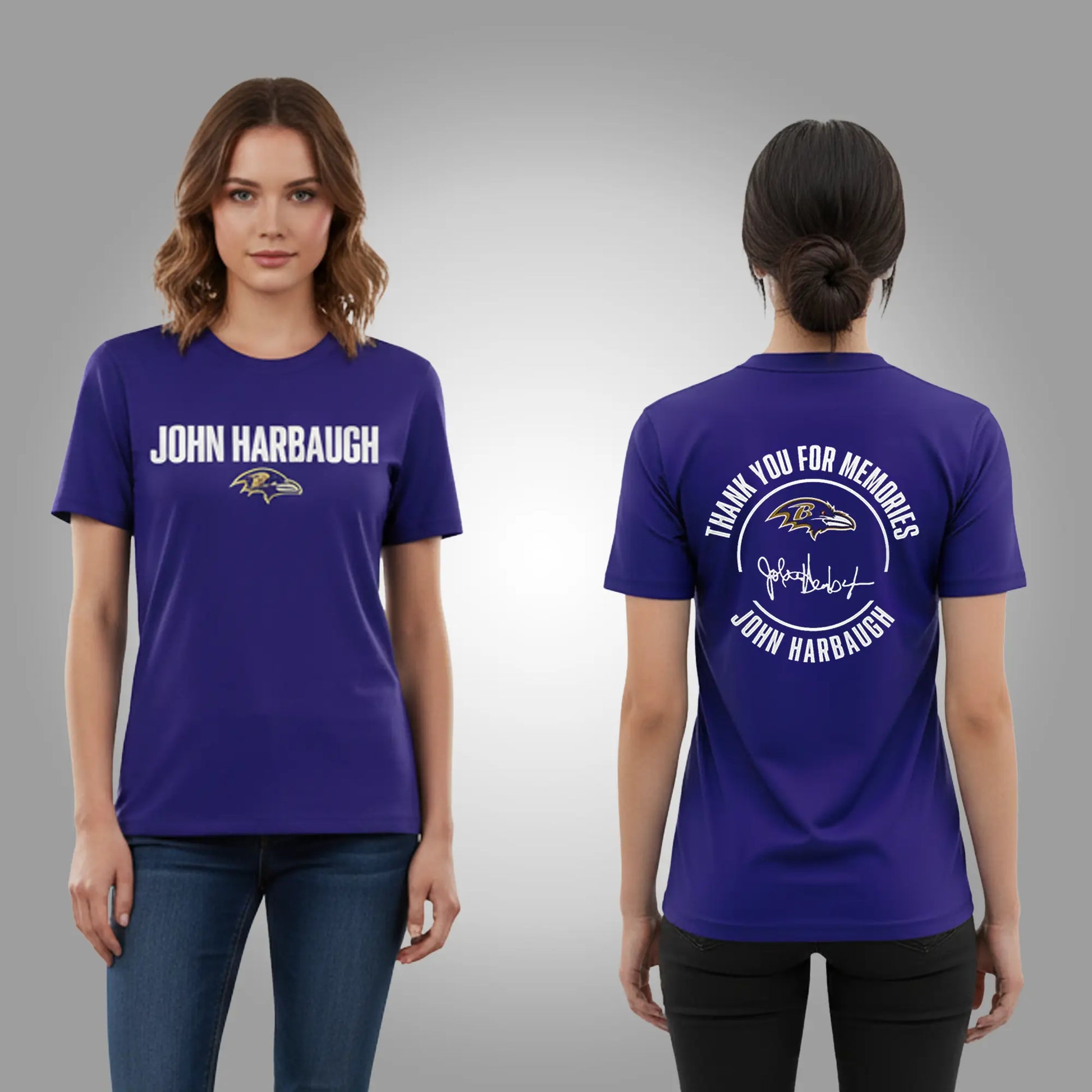 Baltimore Ravens Thank you For Memories Coach John Harbaugh Shirt Clothingus Diamond