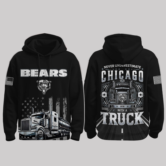 Bears Truck Driver Appreciation Night Game 2025 Hoodie