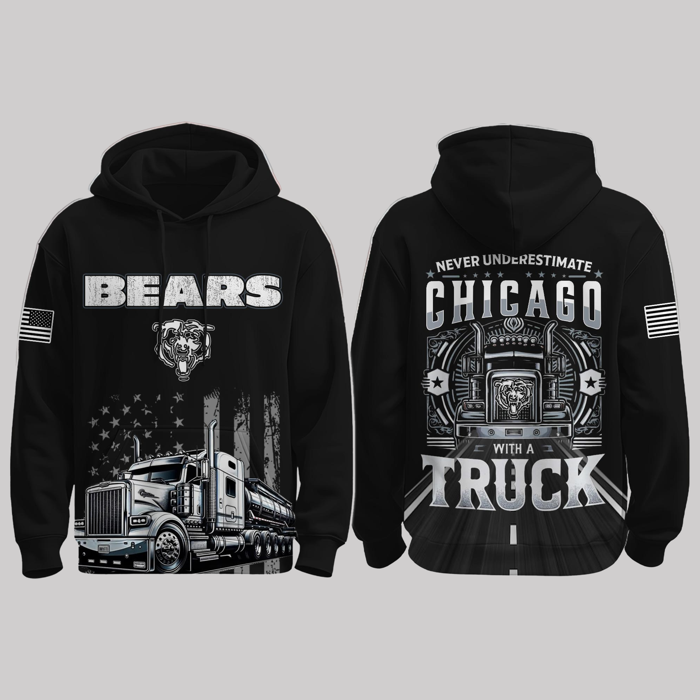 Bears Truck Driver Appreciation Night Game 2025 Hoodie