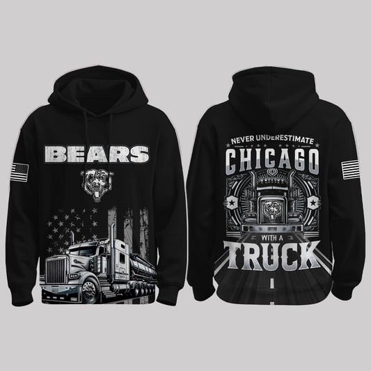 Bears Truck Driver Appreciation Night Game 2025 Hoodie