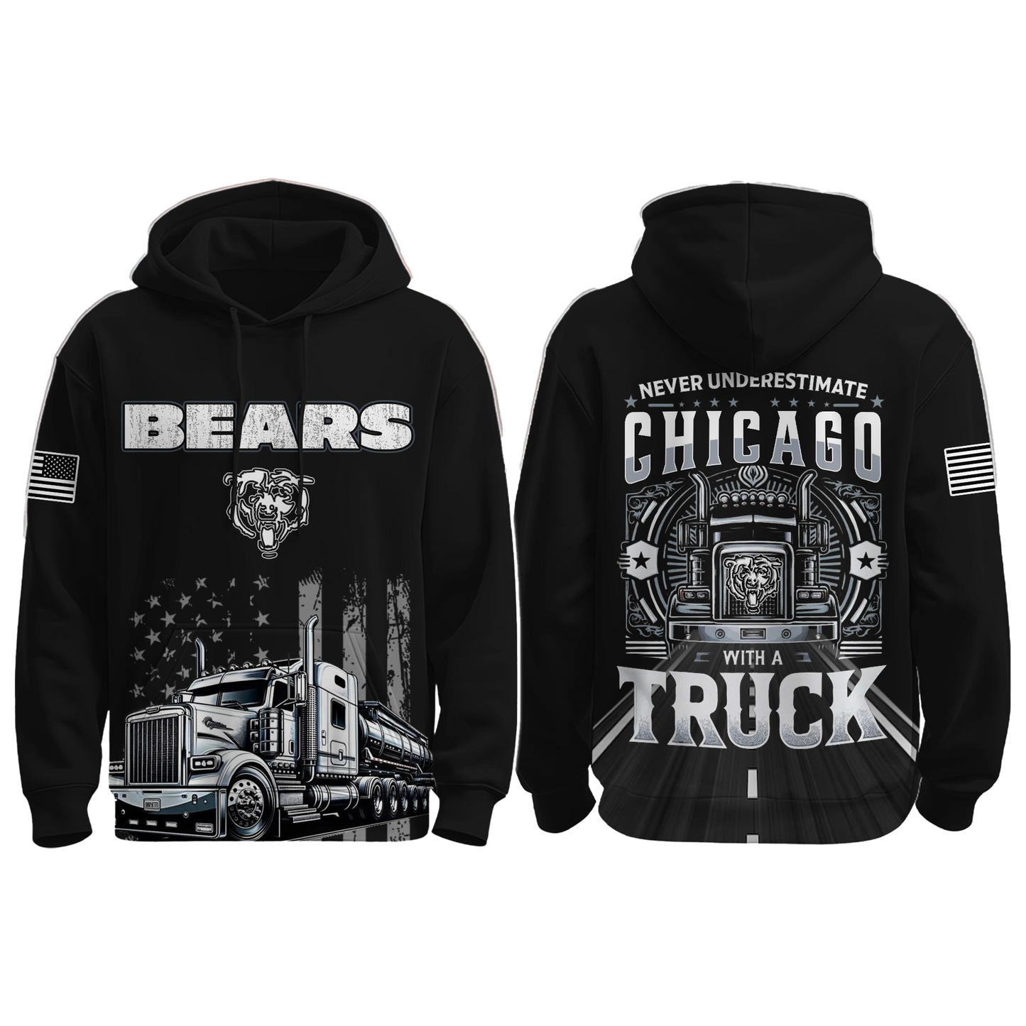 Bears Truck Driver Appreciation Night Game 2025 Hoodie