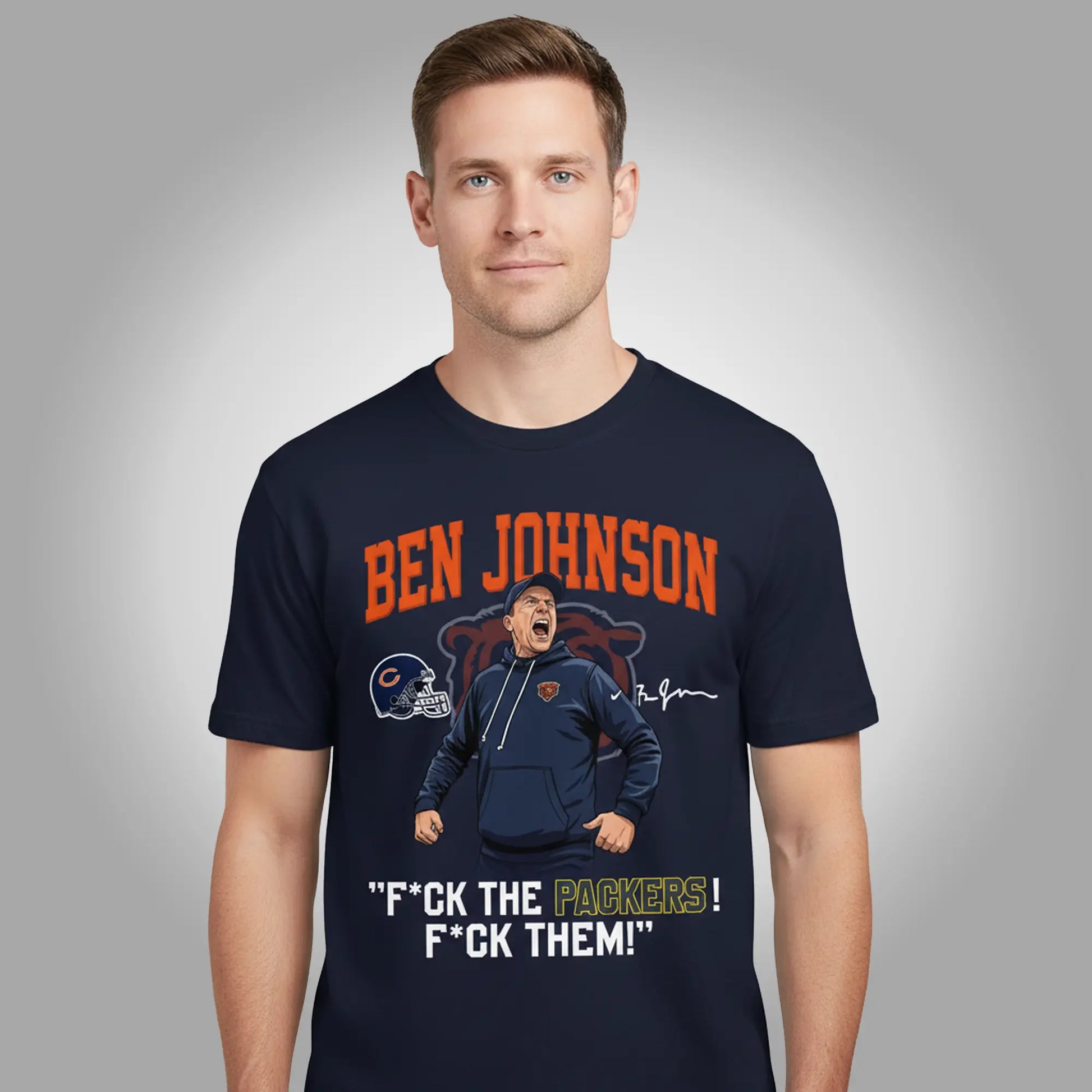 Ben Johnson Fuck The Packers Fuck Them Shirt Clothingus Diamond