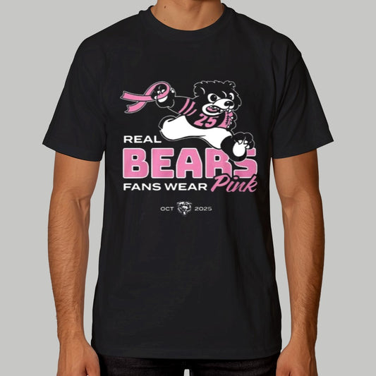 Ben Johnson REAL BEARS FANS WEAR Pink OCT 2025 Shirt