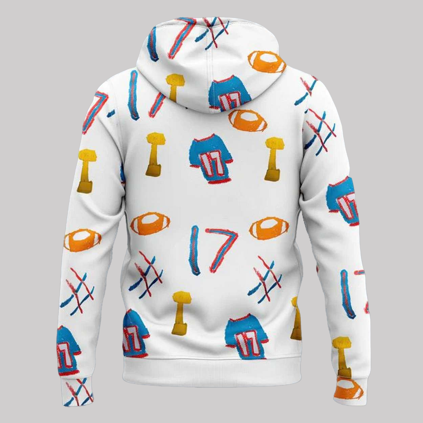 Bills Josh Allen 2025 Billustration Charlie Special Hoodie