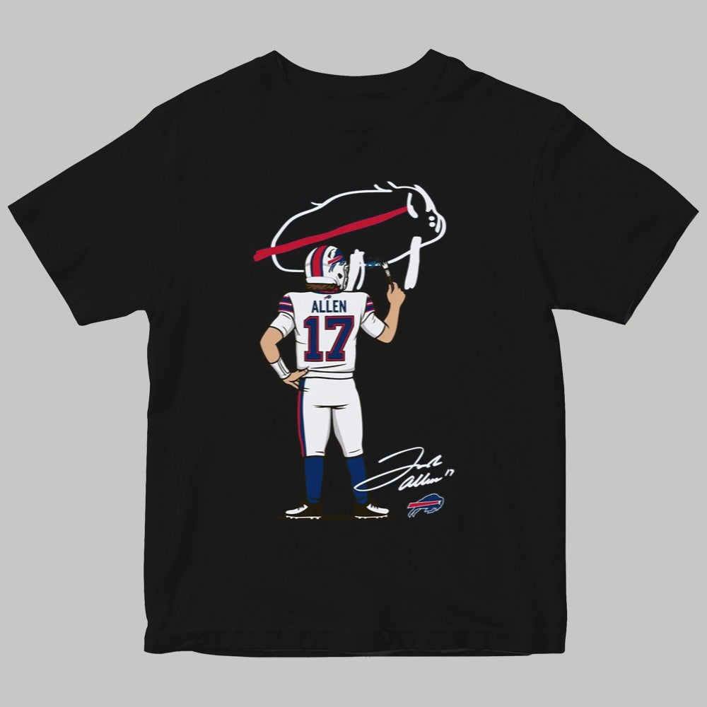Buffalo Bills Billustration Allen Shirt