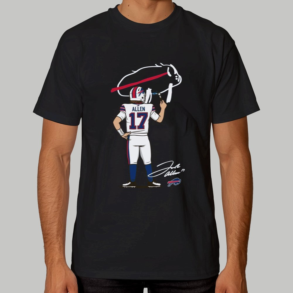 Buffalo Bills Billustration Allen Shirt