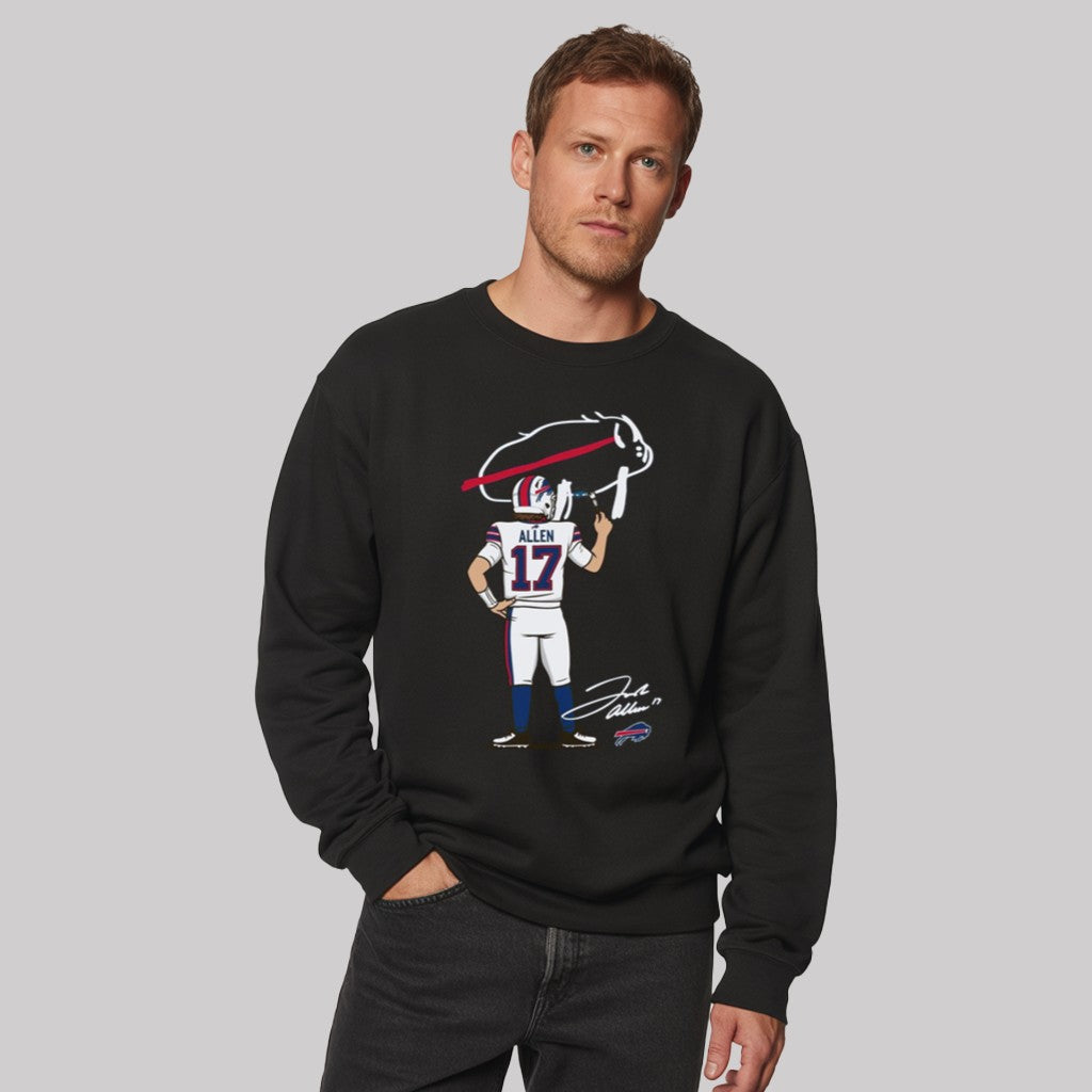 Buffalo Bills Billustration Allen Shirt