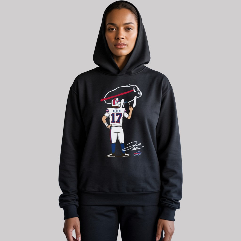 Buffalo Bills Billustration Allen Shirt