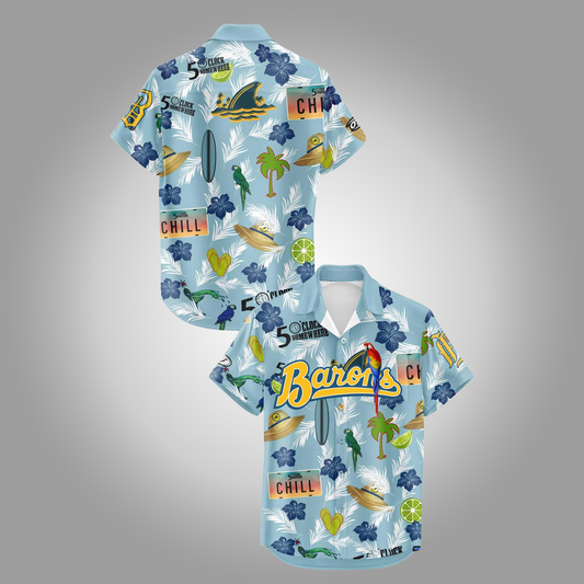 Birmingham Barons 2025 Margaritaville Night Hawaiian Shirt Clothingus Diamond