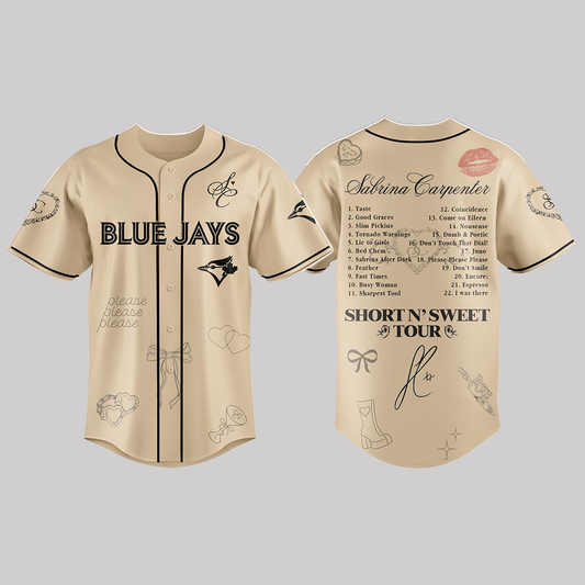 Blue Jays x Sabrina Carpenter Short n’ Sweet Tour Jersey 2025
