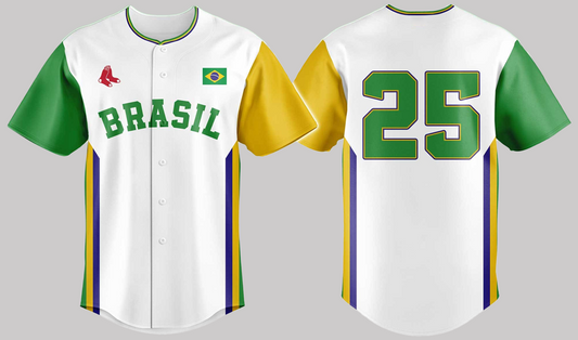 Boston Red Sox x Brazil Celebration Edition Jersey 2025