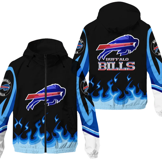 Buffalo Bills 3D Windbreaker Jacket