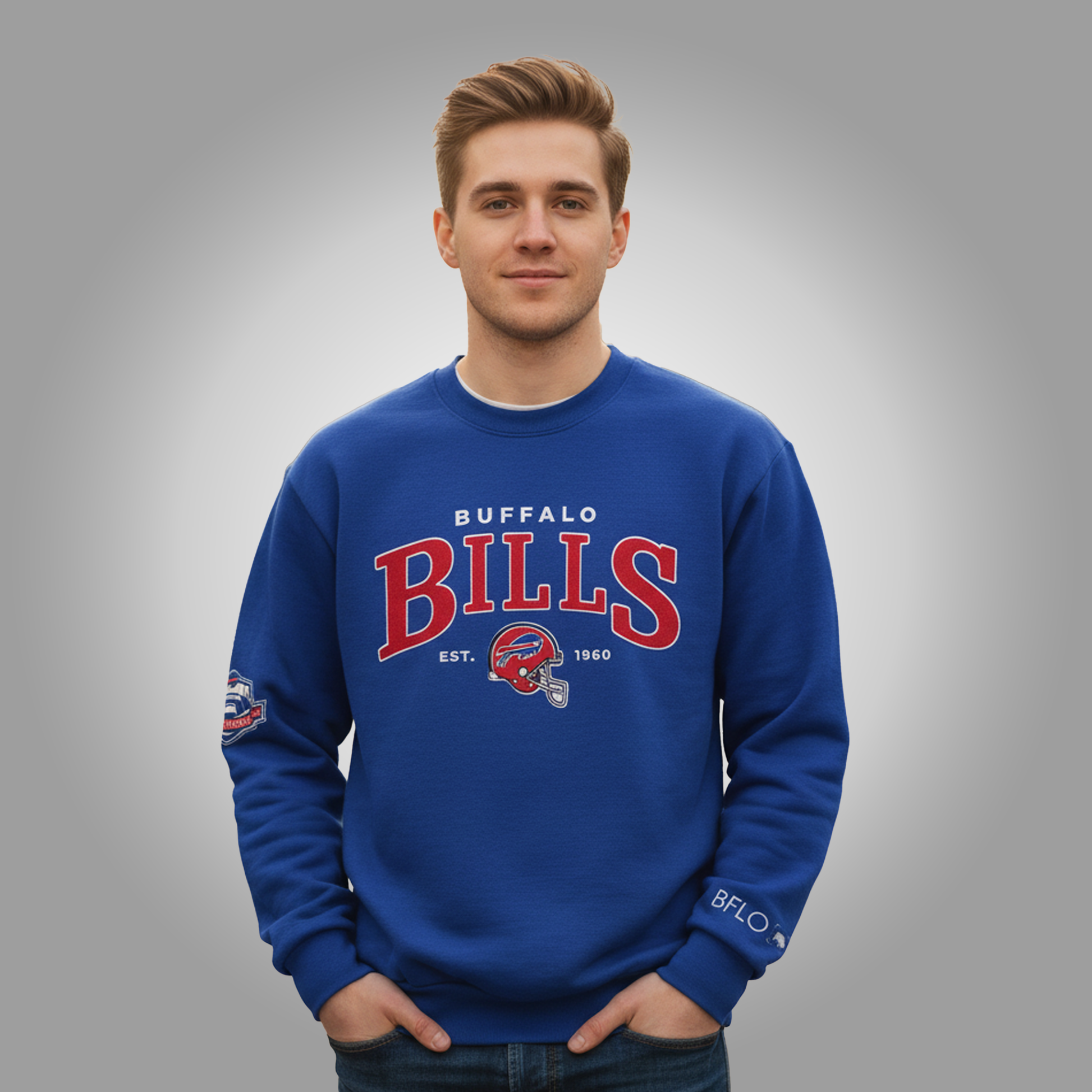 Buffalo Bills And Bflo Est 1960 Farewell Season Sweatshirt Clothingus Diamond