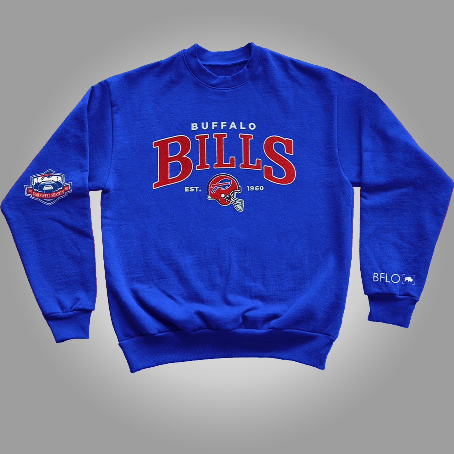Buffalo Bills And Bflo Est 1960 Farewell Season Sweatshirt Clothingus Diamond