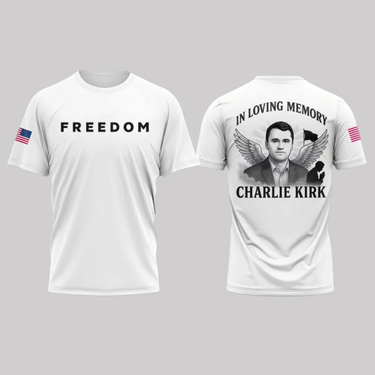 Charlie Kirk Freedom In Loving Memory Shirt
