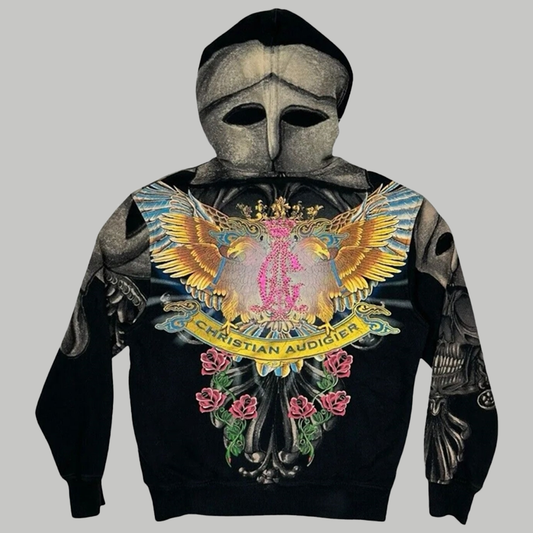 Christian Audigier  Eagle Roses Hoodie