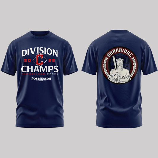 Cleveland Guardians Champs American League Central Postseason Shirt