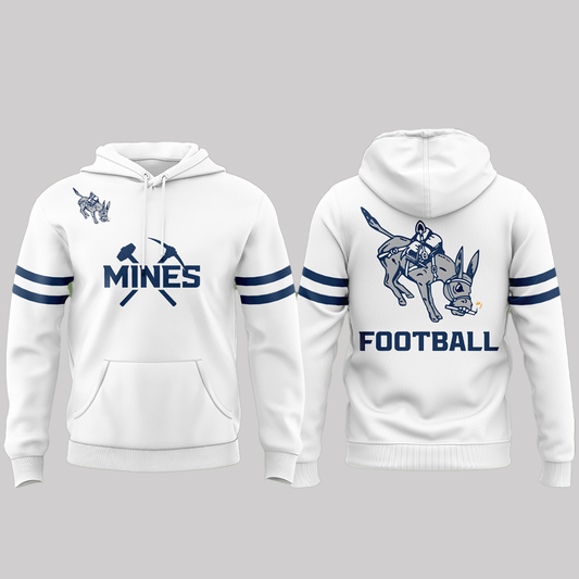Colorado Mines Orediggers Mines Football Hoodie