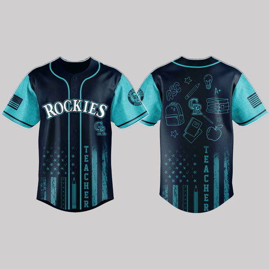 Colorado Rockies Baseball x Teacher Appreciation Special Giveaway Jersey 2025