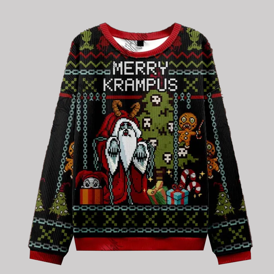 Merry Krampus Ugly Sweatshirts
