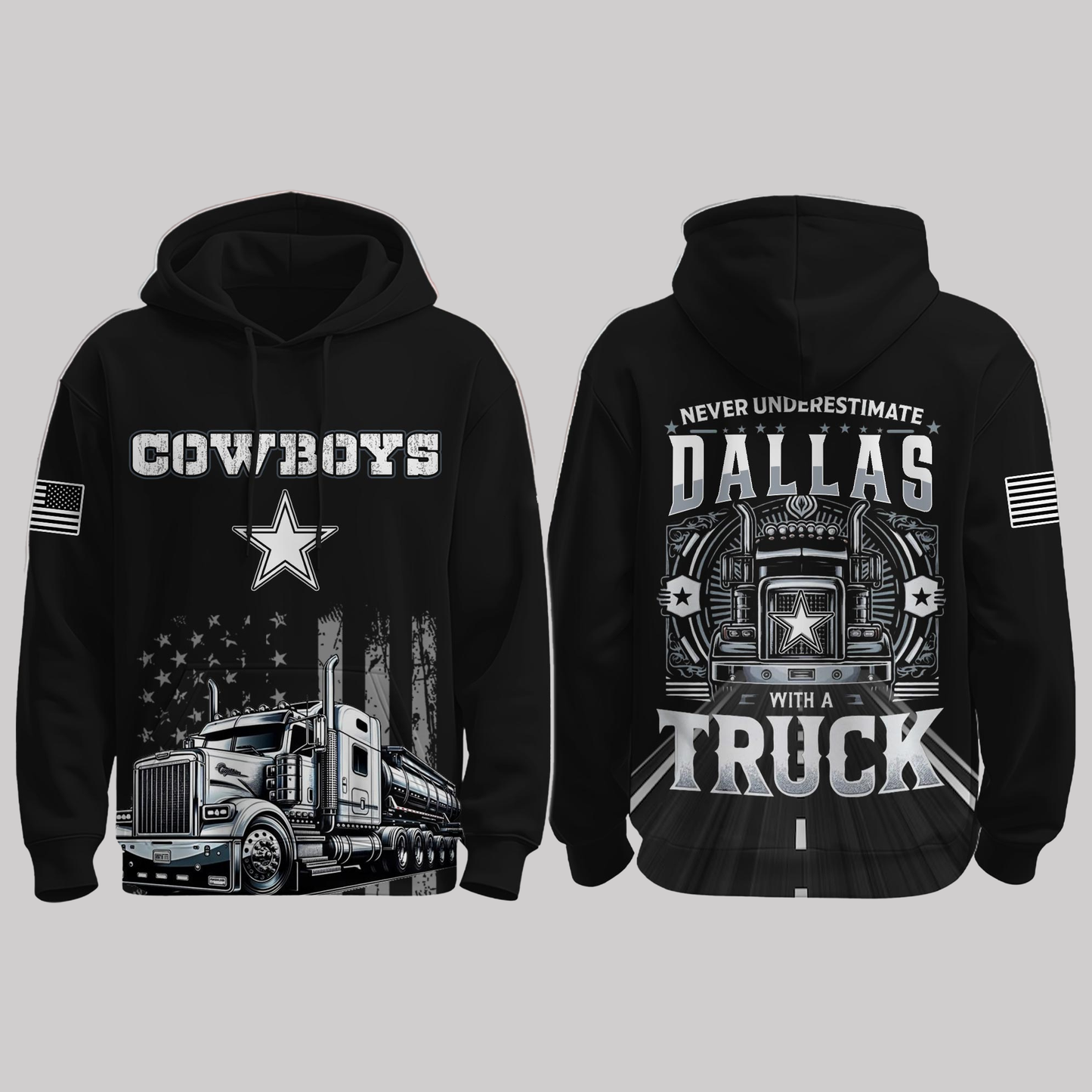 Cowboys Truck Driver Appreciation Night Game Hoodie - Clothingus Diamond